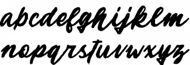 VenatorDemo Schriftart Kleinbuchstaben