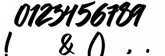 Vendetta Font OTHER CHARS