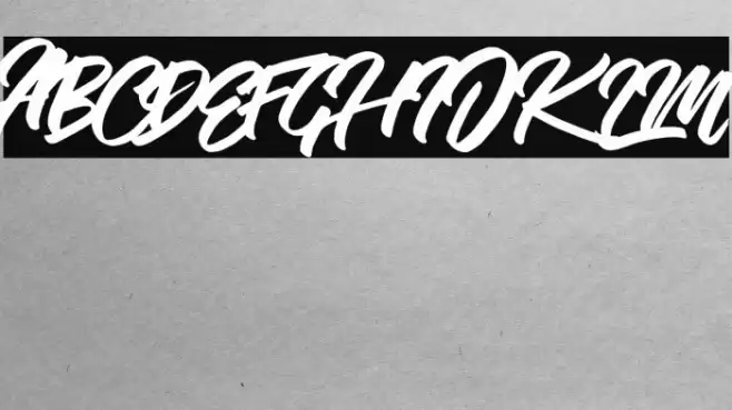 Vendetta Font examples