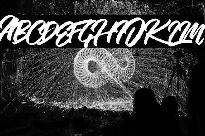 Vendetta Font examples