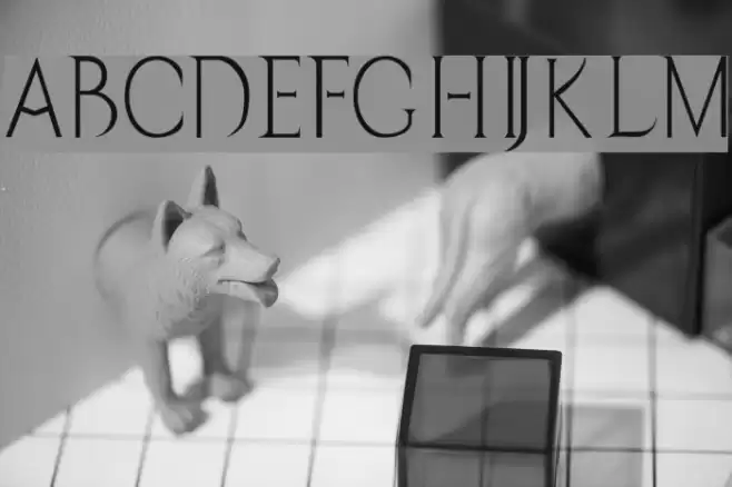 Vendetta Font examples