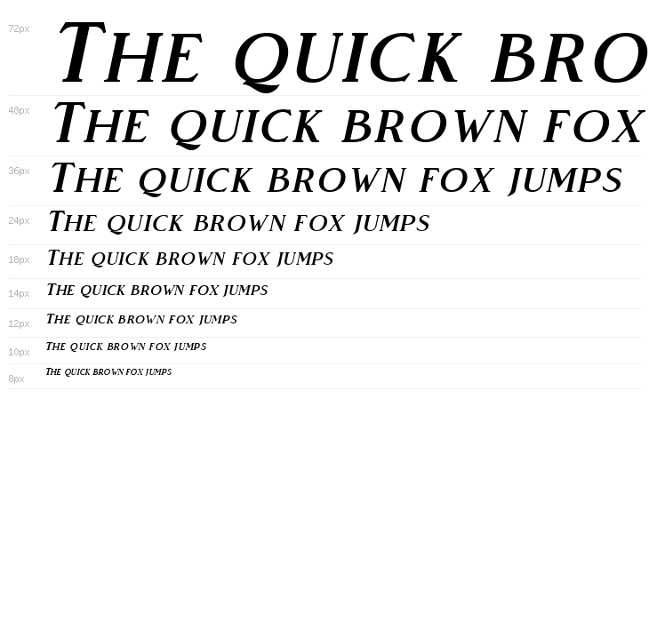 Vendeur Free Italic Waterfall