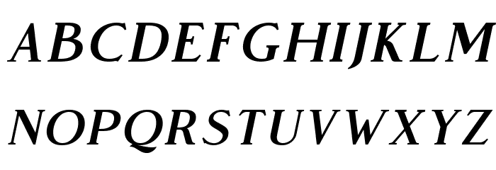 Vendeur Free Italic Font LOWERCASE