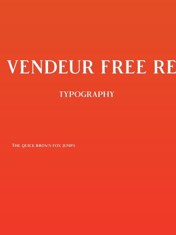 Vendeur Free Regular Poster