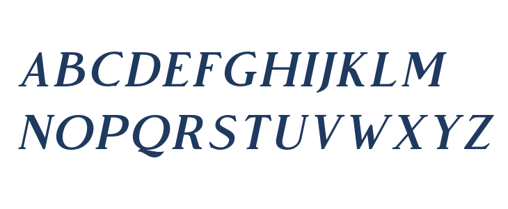 VendeurFree-Italic Lowercase