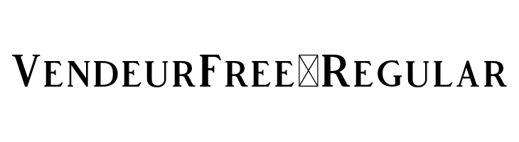 VendeurFree-Regular  les polices de caractères gratuit tlcharger