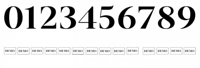 Vendura SemiBold Demo Font OTHER CHARS