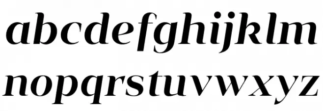 Vendura SemiBold Italic Demo Font Litere mici