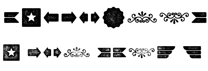 VeneerExtras Font OTHER CHARS
