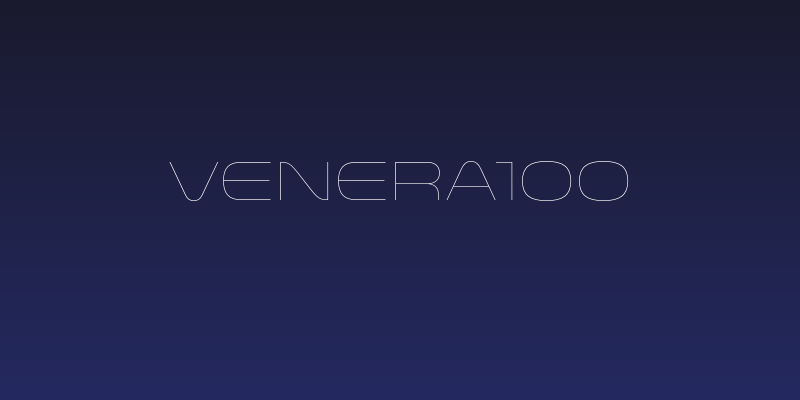 Venera100 Social Header