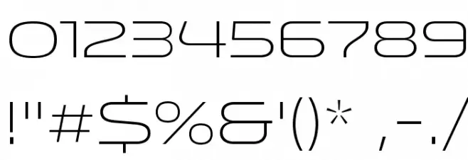 Venera300 Font OTHER CHARS