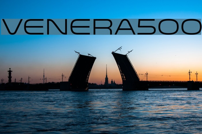 Venera500 Font examples