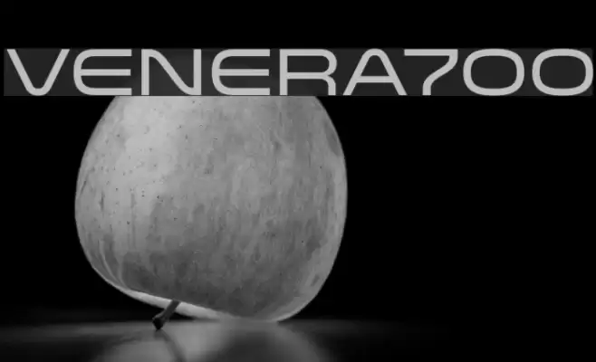 Venera700 Font examples