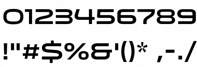 Venera900 Font OTHER CHARS