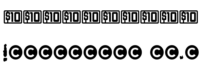 Venereal Disease Font OTHER CHARS