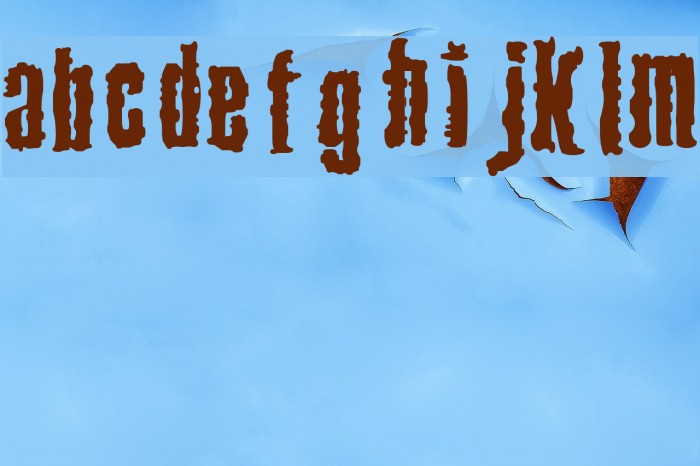 Venereal Disease Font examples