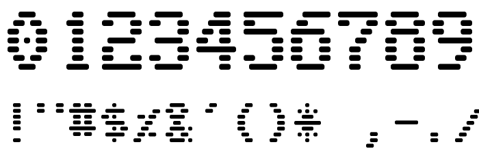 VenetiaMonitor Font OTHER CHARS