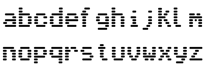 VenetiaMonitor Font LOWERCASE