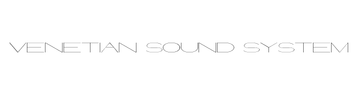 Venetian Sound System Font