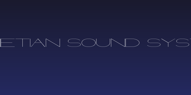 Venetian Sound System Social Header