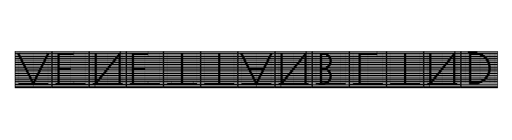 VenetianBlind  Frei Schriftart Herunterladen