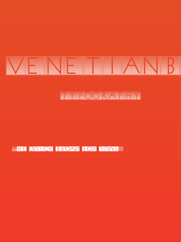 VenetianBlindInverse Poster