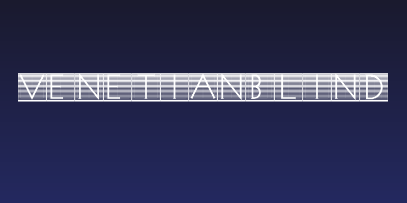 VenetianBlind Social Header