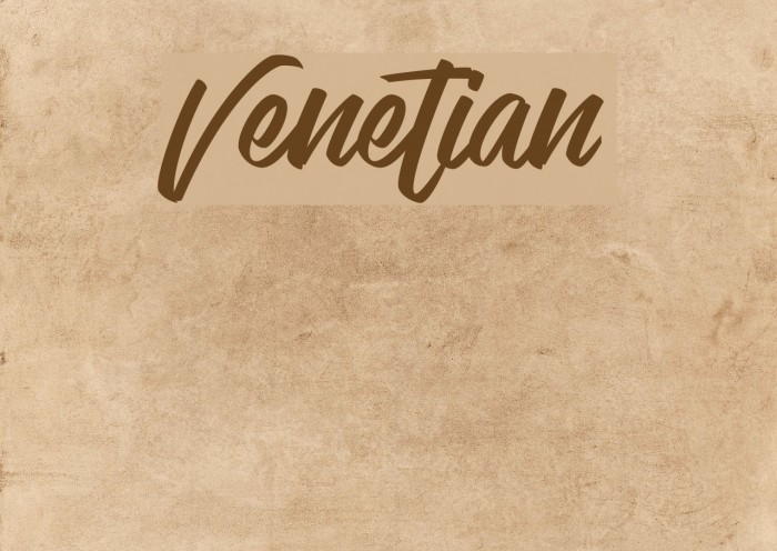 Venetian Font examples