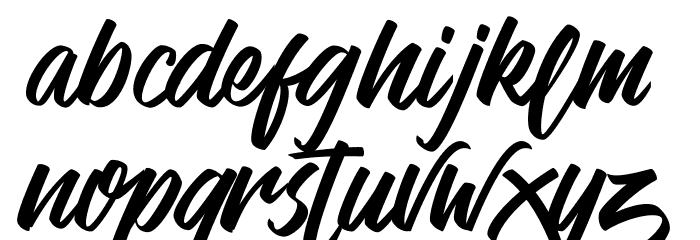 Venetian Font LOWERCASE