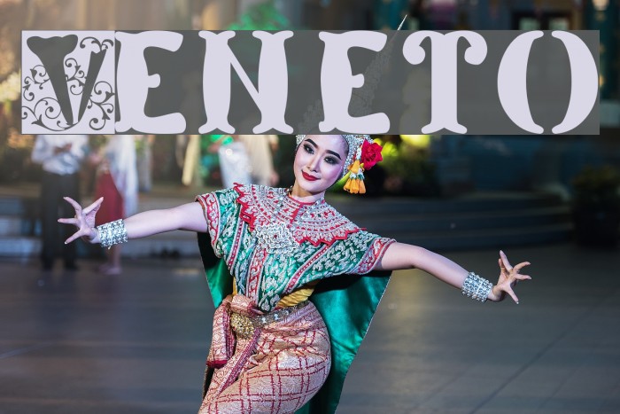 Veneto Font examples