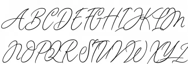 Venettica-Regular Font UPPERCASE