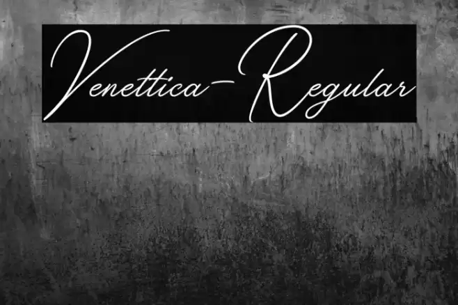 Venettica-Regular Font examples