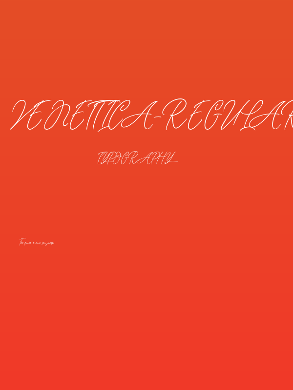 Venettica-Regular Poster