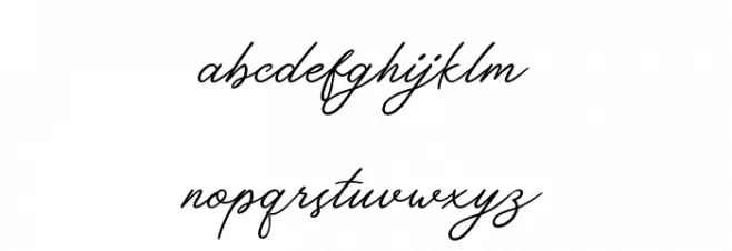 Venettica-Regular 字体 小写