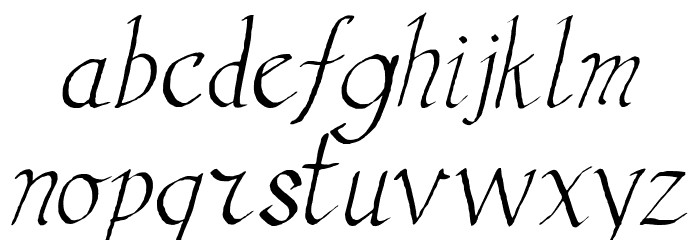 Vengeance 1 Font LOWERCASE