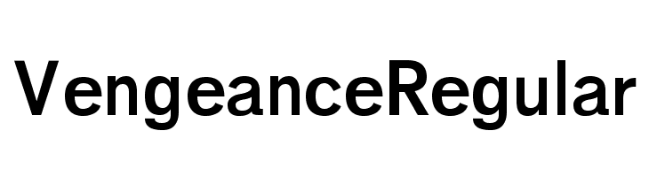 Vengeance Regular  لخطوط تنزيل