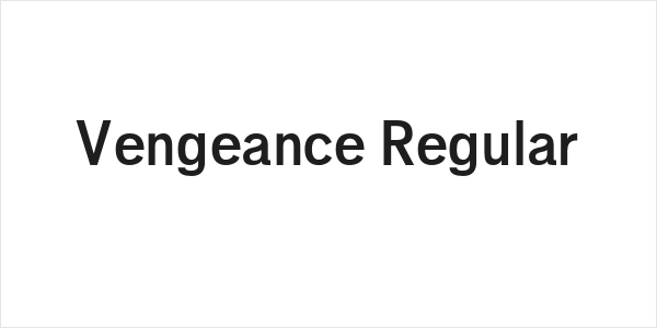 Vengeance Regular Logo
