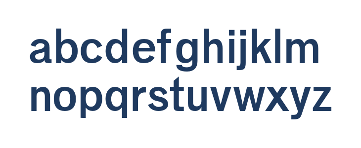 Vengeance Regular Lowercase