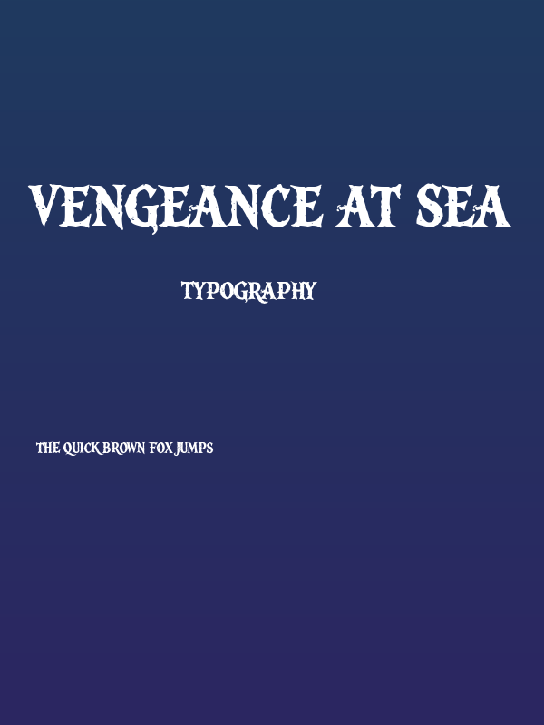 Vengeance at Sea Poster