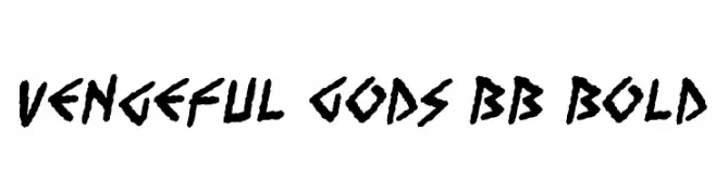 Vengeful Gods BB Bold  नि: शुल्क फ़ॉन्ट्स डाउनलोड