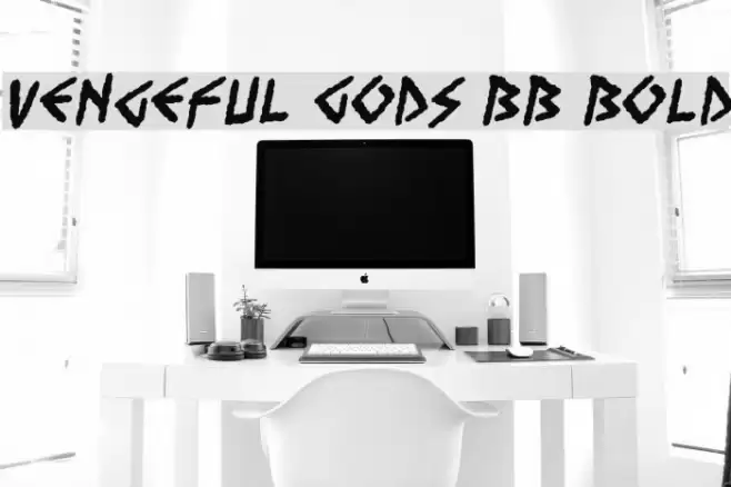Vengeful Gods BB Bold Font examples