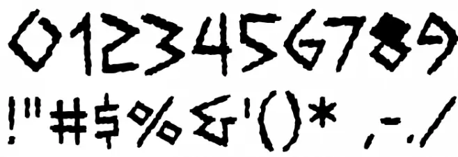 Vengeful Gods BB Font OTHER CHARS