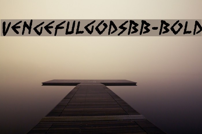 VengefulGodsBB-Bold Font examples