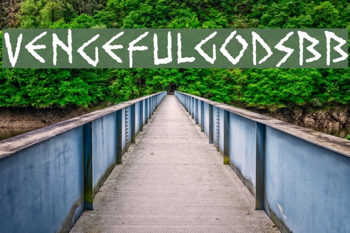 VengefulGodsBB Font examples