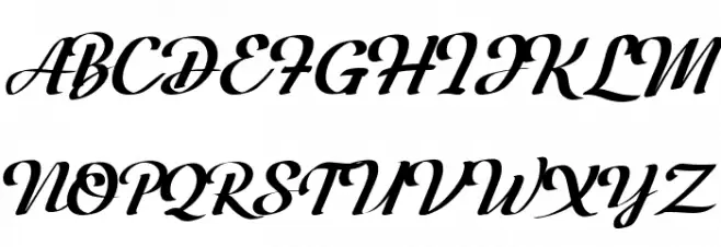 Venhille Quaver Schriftart Groß