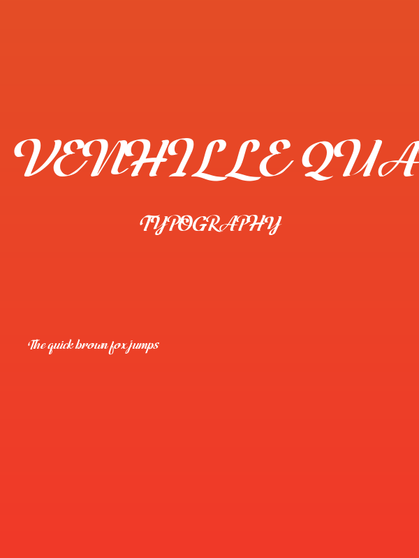 Venhille Quaver Poster