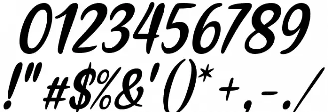 Veni Font OTHER CHARS