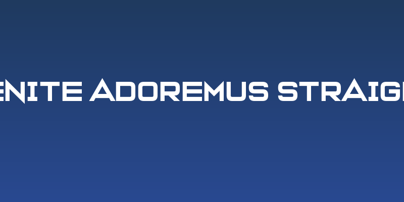 Venite Adoremus Straight Social Header