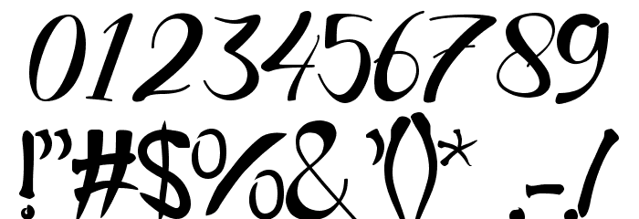 Vennesia Font OTHER CHARS
