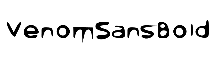Venom Sans Bold  フリーフォントのダウンロード